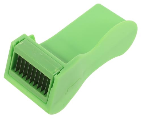 LOORGVEL Affettatrice per Fagioli in Acciaio Inox, Taglia Verdure Multiuso Compatta, Strumento Cucina per Patate, Carote e Frutta, Grattugia Portatile per Uso Domestico