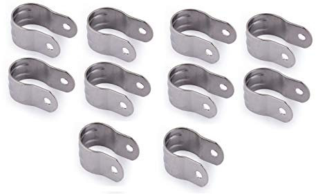 wellenshop Rohrschelle Edelstahl 25 mm 10 Stück Schelle Klemmschelle Bügelschelle Halteschelle Edelstahlschelle Doppelschelle