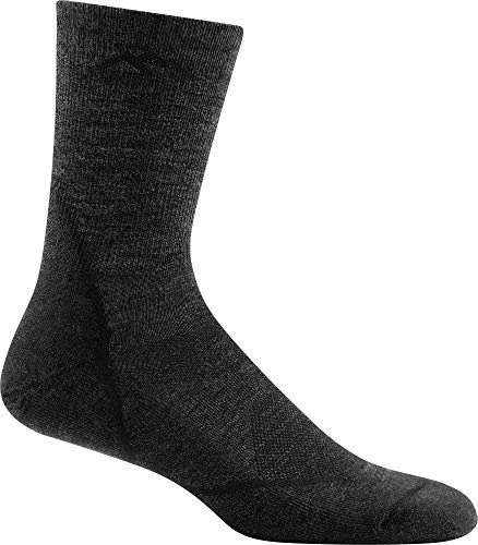 Darn Tough Vermont Men's Light Hiker Micro Crew Lightweight with Cushion Sock (Style 1972) - Black, X-Large