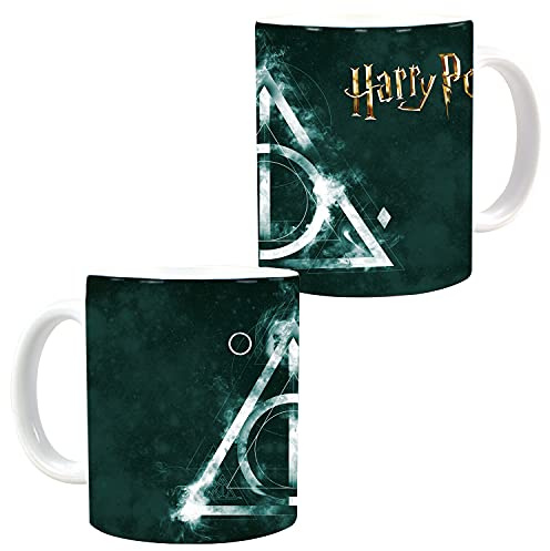 HARRY POTTER - Tasse Becher Kinder Zauberer Heiligtümer des Todes aus Porzellan, 320 ml