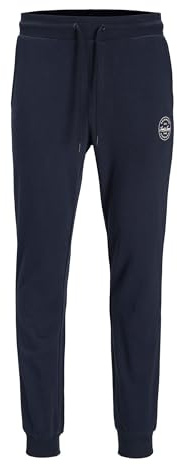 Jack & Jones Homme Jjigordon Jjshark Sweat Viy Noos Pantalon De Sport, Bleu Bleu Marine Blazer, L EU