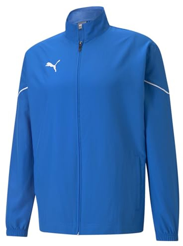 PUMA Hombre Chaqueta De Entrenamiento, Electric Blue Lemonade-puma Black, M
