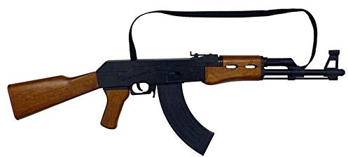 Fusil d'assaut Noir Militaire 8 Coups - Metal/Plastique - 72,5 x 23 x 5 cm - mitraillette Soldat, swat, Police - Jouet Enfant