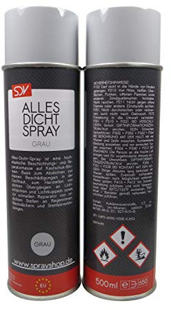 SDV Chemie Allesdichtspray grau 3x 500ml Sprühdichtung Dichtungsspray Versiegelung