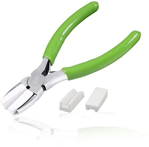 LEONTOOL Mini pince double mâchoire nylon 12,7 cm 2 embouts rechange bijoux perlage boucles