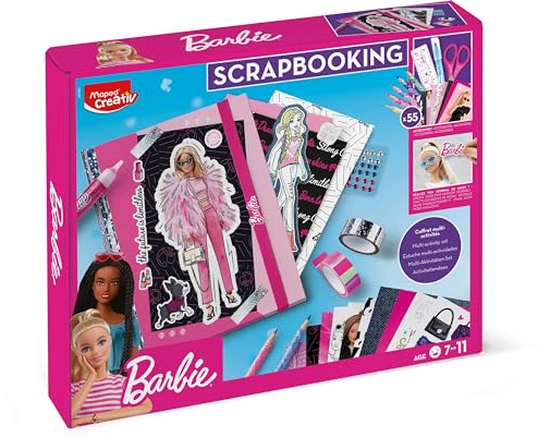 Maped CREATIV - Kreativ-Set SCRAPBOOKING - BARBIE, pink
