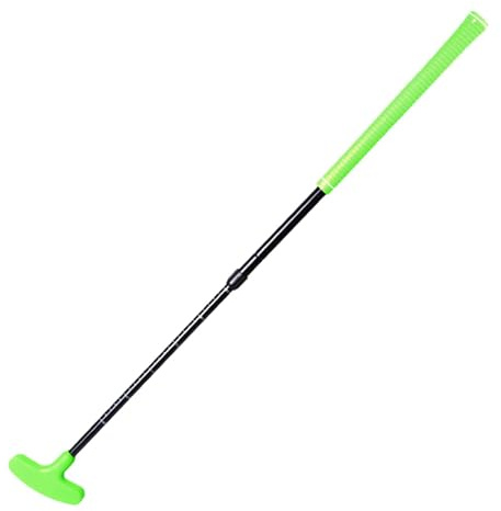 Harilla Einziehbarer Golf-Putter, Mini-Golfschläger mit verstellbarem Schaft aus Aluminiumlegierung, Zwei-Wege-Golf-Putter, Mini-Golf-Putter für Reisen, Grün