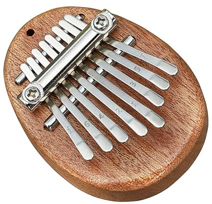 Pianoforte a Pollice a 8 Tasti, Squisito Pianoforte a Pollice con Dito Strumenti Musicali Portatili con Design in Miniatura, Esperienza Musicale di qualità, Materiale in Legno e