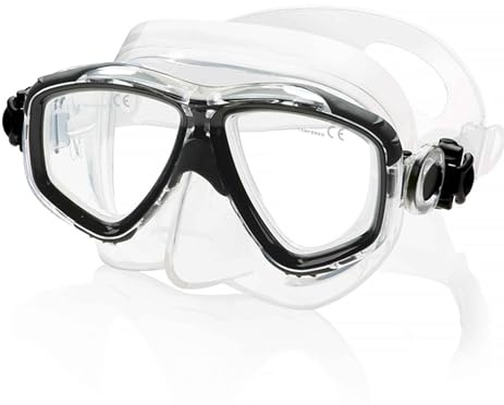 Aqua Speed Taucherbrille mit Ihrer individuellen Sehstärke | Tauchmaske mit optische Gläsern & normalen Gläsern