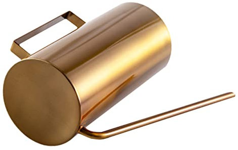 BCOATH 1 5 L Gießkanne Aus Goldenem Metall Für Pflanzen Multifunktionaler Sprüher Große Kapazität Blumentopf-Sprinkler