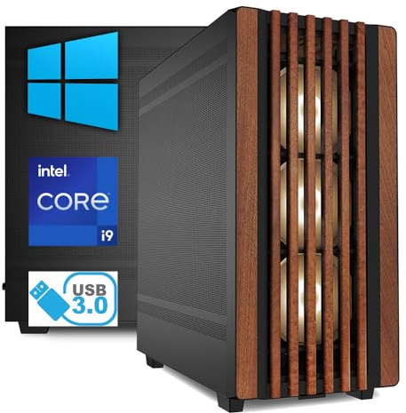 PC Computer i9 14900K 24 Core 6 Ghz- Ram 64 GB DDR5 - SSD M.2 1 TB - HD 2 TB - Wi-Fi - Windows 10/11 Pro
