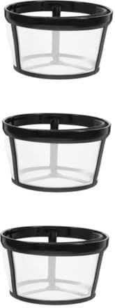 OSALADI Lot De 3 Paniers Filtrants À Café En Forme De Cône Porte-filtre Permanent Grands Filtres À Café Remplacement Facile Lavable Au Lave-vaisselle