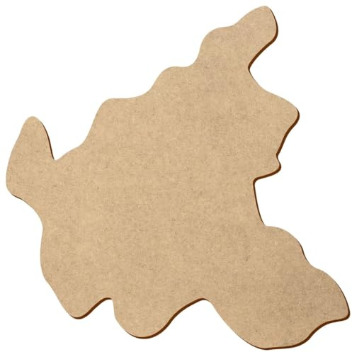Panneau MDF Hambourg - Taille : 5-50 cm - Disponible individuellement ou en lot de 10, 25, 50 et 100 pièces. Pour bricolage et peinture - Lot de 1 pièce - Hauteur : 28 cm