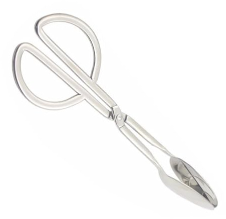 SHINEOFI Pince Cuisine Acier Inoxydable Ciseaux Multifonction pour Buffet Salade Barbecue Service Gâteau Food Tong et Anti