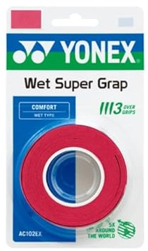 YONEX Tennis Grip (3 Grip - Wine Red)