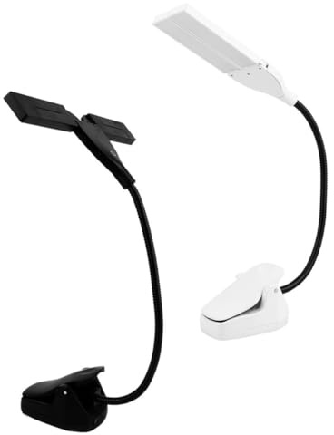 Homoyoyo Lampada da Tavolo LED per Esercitarsi al Pianoforte Luce a LED Protezione Occhi Design Compatto a Forma di Spartito Ricaricabile per Studio e Lettura