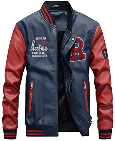 Vogstyle Herren Winterjacke Bomberjacke Fliegerjacke Freizeit Reißverschluss Jacken Mantel