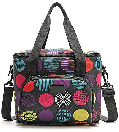 HOMIXES 10L Grande Isolato Pranzo al Sacco Riutilizzabile Pranzo Tote Picnic Fresco Borsa Borsa Termica per i Bambini Ragazza Donne Uomini Adulti