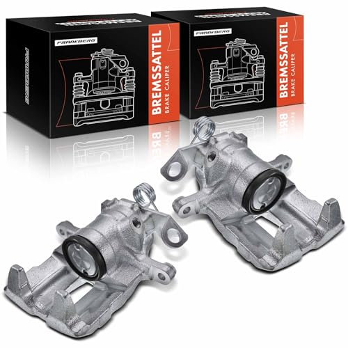Frankberg 2x Bremssattel Bremszange Hinten Links Rechts Kompatibel mit Transporter IV Bus/Kasten/Pritsche/Fahrgestell Replace# 7D0615424A