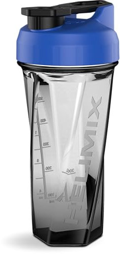 Helimix 2.0 Shaker de Proteínas, 800 ml (28 oz) - Batidora Portátil para Batidos y Smoothies - Sin Varillas, Grumos ni Baterías - Apta para Lavavajillas y Libre de BPA