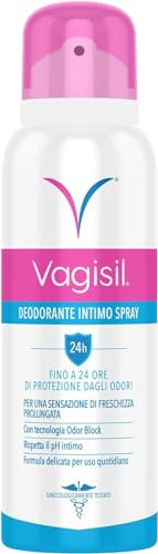 Vagisil Deodorante Intimo Spray, Fino a 24 ore Di Protezione Dagli Odori, Freschezza Intima Prolungata, Ginecologicamente Testato, 125 ml