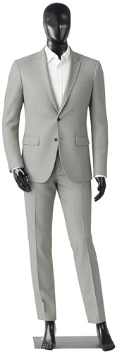 SereneLife Manichino Sartoriale 185 cm, Manichino Testa Regolabile, Arti Flessibili, Design Smontabile, Ideale per Boutique, Negozi di Moda e Moda Uomo ed Esposizioni di Abbigliamento Uomo