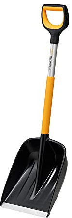 Fiskars car snow shovel, X-series, length: 98 cm, aluminium/polymer, black/orange/grey, 1057393