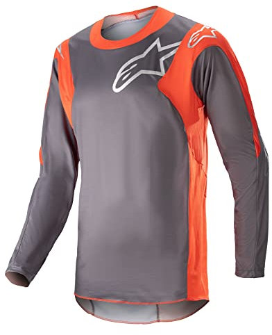 Alpinestars Uni Racer Hoen Motocross Jersey Motocross Strick (1er Pack), grau/orange, L