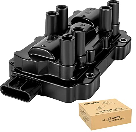 Ignition Coil Pack compatible with V6 3.5L 3.9L 2006-2011 Chevy Impala Malibu Monte Carlo, Pontiac G6, Buick Lucerne Terraza, 3.4L 2005-09 Equinox, 4.3L Express Silverado Savana Sierra 1500, UF434