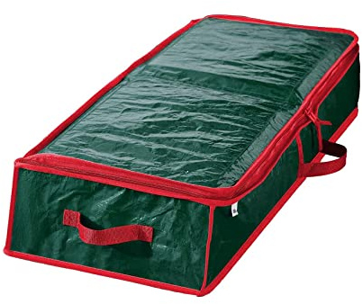Baoblaze Geschenkpapier-Aufbewahrungs-Organizer-Behälter, Weihnachts-Geschenkpapier-Rollen-Aufbewahrung, Unterbett-Aufbewahrung für Urlaubszubehör, GRÜN