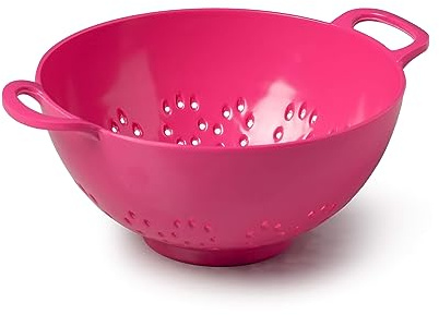 Zeal G209H Colander, Melamine, Neon Pink, 15cm