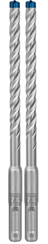 Bosch Professional 1x Expert SDS plus-7X Hammerbohrer (für Stahlbeton, Ø 8,00x165 mm, Zubehör Bohrhammer) (Packung mit 2)