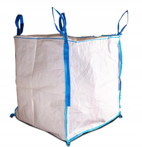 FIBC Dumpy Bags 1.5 Ton Bulk Jumbo Builders Garden Aggregate Sack 90x90x120cm (2)