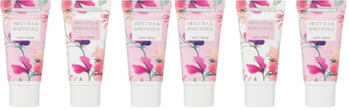 Heathcote & Ivory Sweet Pea & Honeysuckle Hand Cream Gift Set | Shea Butter & Essential Oils | Cruelty Free & Vegan Friendly | Travel Friendly Sizes | 3 x 30ml (Pack of 2)