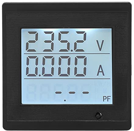ANKROYU Digitales AC-Voltmeter-Amperemeter, Spannungs-, Strom-, Energiemessgeräte-Panel, Volt-Ampere-Watt-Messgerät-Monitor, LCD-Anzeige, Stromverbrauchsmessgerät