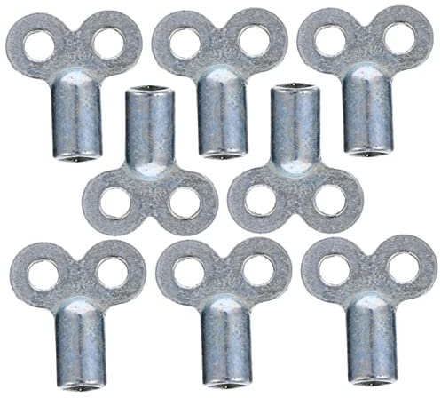 LIFKOME 8pcs Radiator Bleed Keys Exhaust Valve Keys for Air Vent Bleeding Portable Square Design for Convenient Use and Storage
