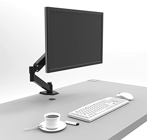 JYBNBBE Support TV Universel pour écran, Bras d'écran PC réglable en Hauteur, inclinable et pivotant, supporte jusqu'à 5 kg/11 LB, VESA 75/100 mm, 2 méthodes d'installation