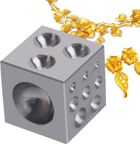 Utensile di precisione per stampaggio in Metallo – Utensile per Modellare Gioielli in Acciaio temprato, 3,5 – 20 mm, Pinza di precisione, per Modellare Il Metallo, Attrezzatura per la Pietra |