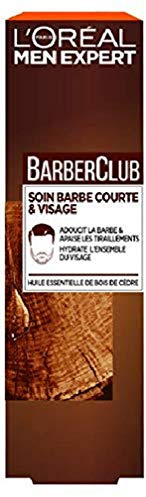 L'Oréal Men Expert - Barber Club - Barba corta e cura del viso da uomo - Con olio essenziale di legno di cedro - 50 ml