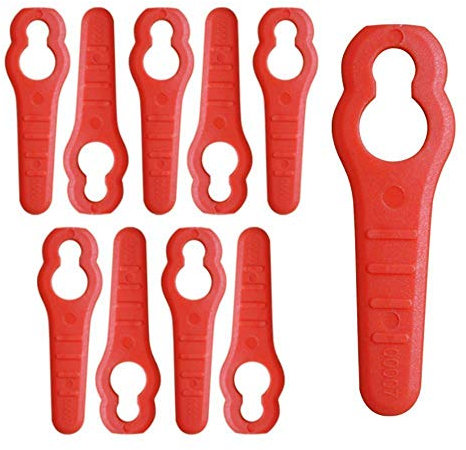 10 x Plastic Blades Fits Sovereign MEH29 MEH929 (900w) Lawnmower