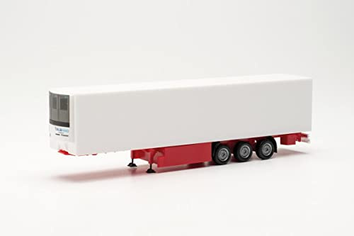 Herpa LKW Modell Krone Kühlkoffer-Auflieger mit Celsineo Kühlaggregat, originalgetreu im Maßstab 1:87, Modell LKW für Diorama, Modellbau Sammlerstück, Deko Miniaturmodelle aus Kunststoff