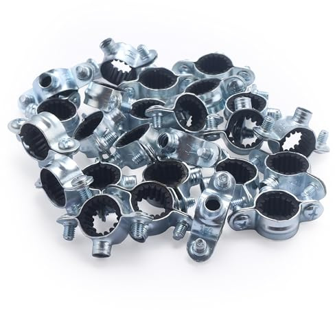 Abrazadera simple isofónica Ø14 | Pack de 25 unidades | Fijación segura y silenciosa para tubos de cobre | Reduce vibraciones y ruidos | Fácil de instalar | Resistente y duradera | QUICK PLOMBERIE