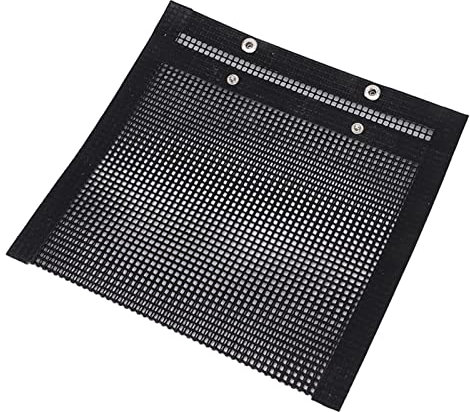 Bolsas de Malla para Asar a la Parrilla, Bolsas de Parrilla de Malla para Barbacoa de Fibra de Vidrio, Bolsas Reutilizables para Asar a la Parrilla para Microondas de Carbón y Gas (XL (40x30