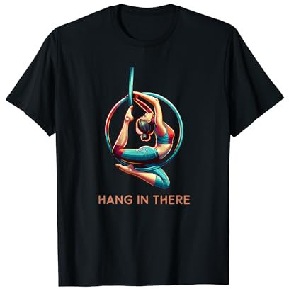 Aerial Hoop Aerialist Yoga Gymnast Acrobat Aerial Yoga Geschenke T-Shirt