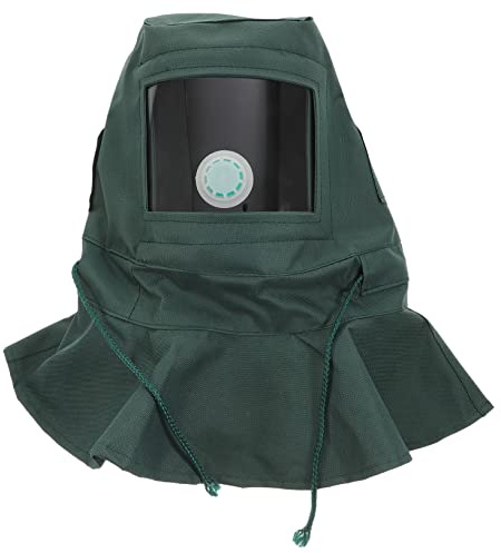 Veemoon Casque De Sablage De Ponçage en Acrylique Transparent Résistant à La Poussière pour Travail du Bois Protection Chantier Léger Usage Professionnel