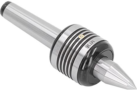 MT3 Morse Live Revolving Center Turning Center Lathe Revolving Taper Turning Tool High Carbon Steel 60° to 30° for CNC Lathe Medium Speed Light Accuracy Machining