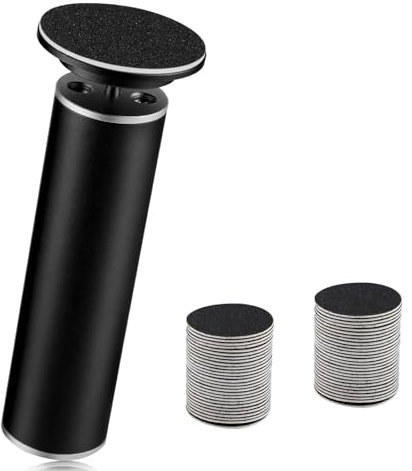 Electric Foot File Callus Remover, Professional Electric Foot Sander Pedicure Tools with 60 Sandpaper Discs, Hard Skin Remover for Dry Dead Skin Cracked Heels Calluses