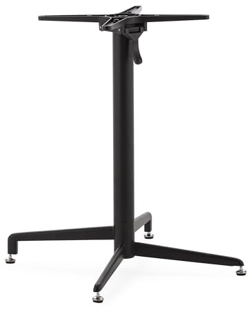 PIE DE MESA APLILABLE 70X70X72 ACERO INOXIDABLE NEGRO_AlexandreHouse
