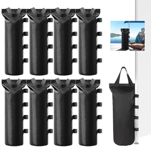 Pavillon Gewichte,8 Stück Sandsäcke zum Beschweren,Sandsack Beschwerung 800D Oxford-Stoff,Pavillon Beschwerer 50x20cm für Pavillon,Garten,StrandZelt,Sonnenschirme