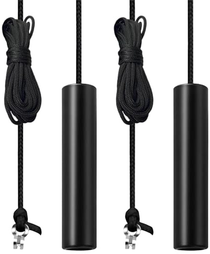 Vexorlian 2 PCS Bathroom Light Pull Cord Extension – 150cm Black Ceiling Fan Pull String Handle for Lighting, Switch, Fan, Lamp, and Home Use, 5.8×1.2cm Handle Size